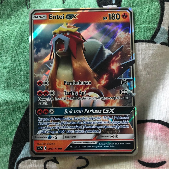 Entei GX RR - TCG Pokemon Indonesia