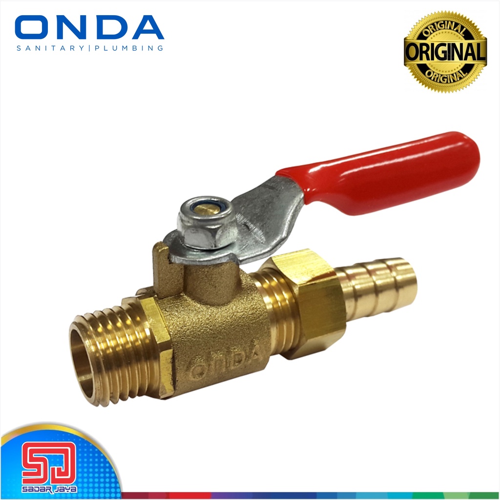 ONDA Ball Valve Compressor 1/4&quot; Katup Keran Ball Valve Kompresor