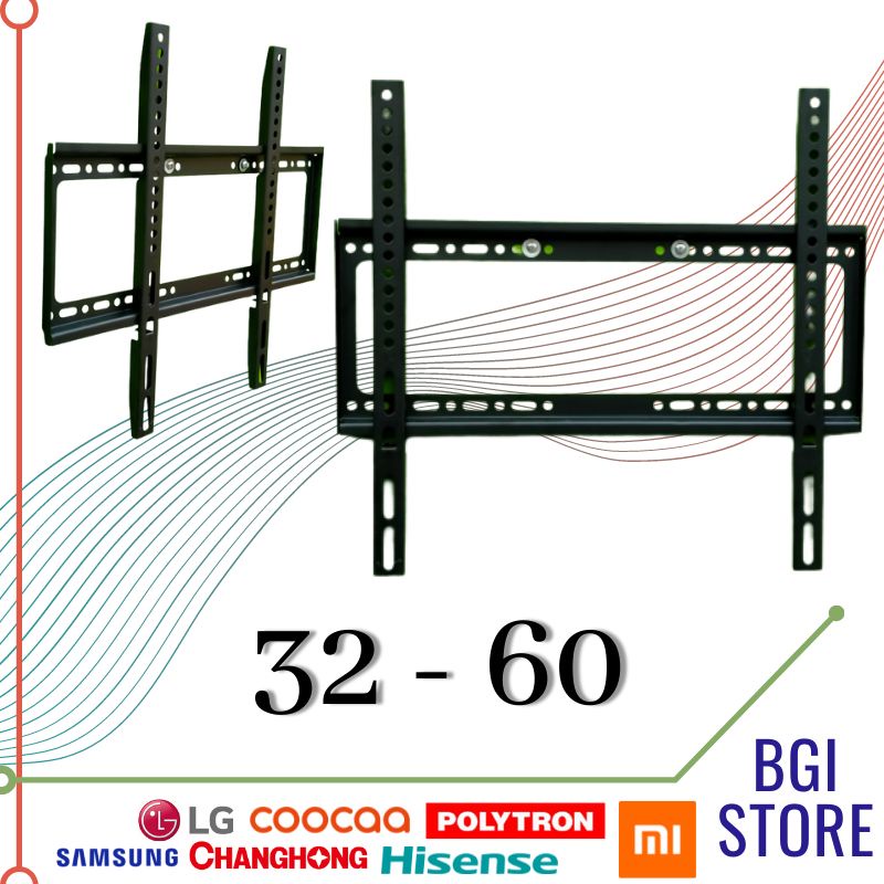 Bracket 32 - 55 inch waterpass full set Garansi 100% ori