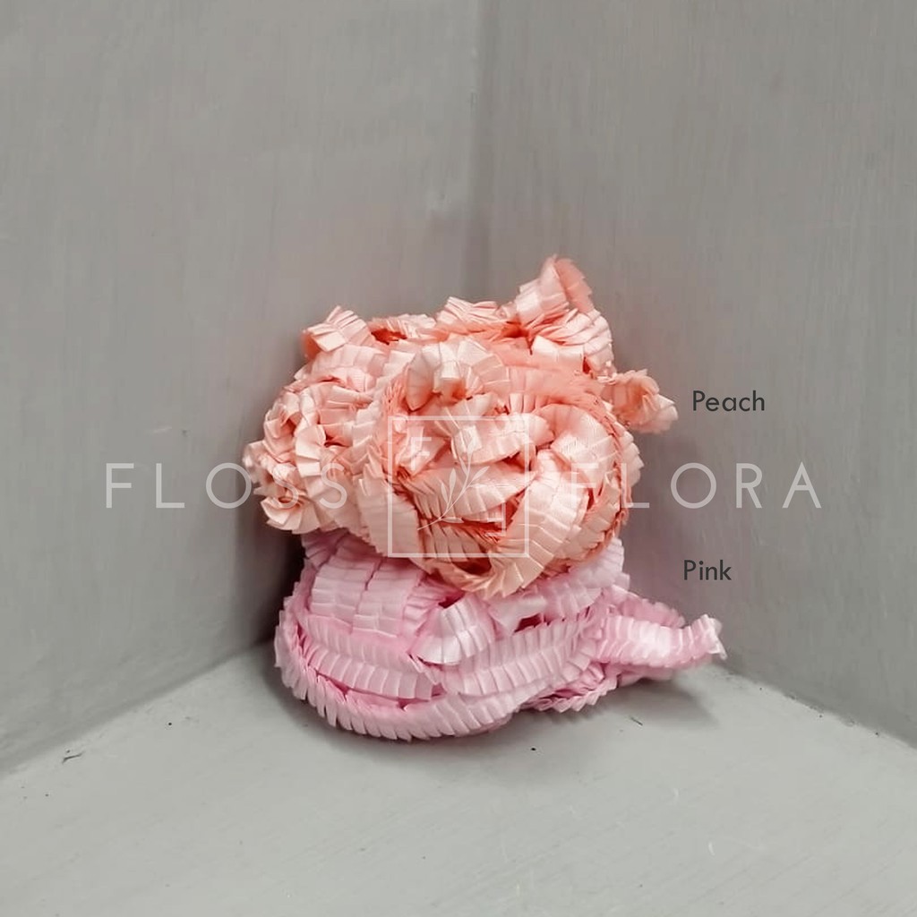 

Renda / Pita Kerut Flat 1,2CM (6,5 Meter)