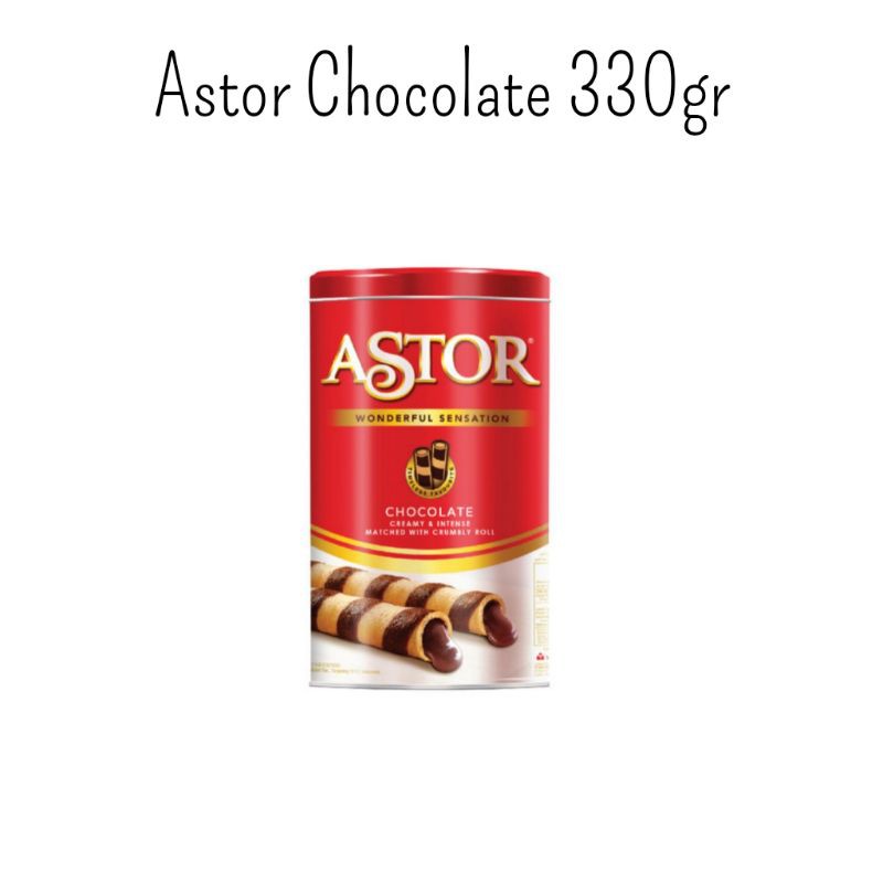 Astor Chocolate Biskuit Biscuit Kaleng 330gr