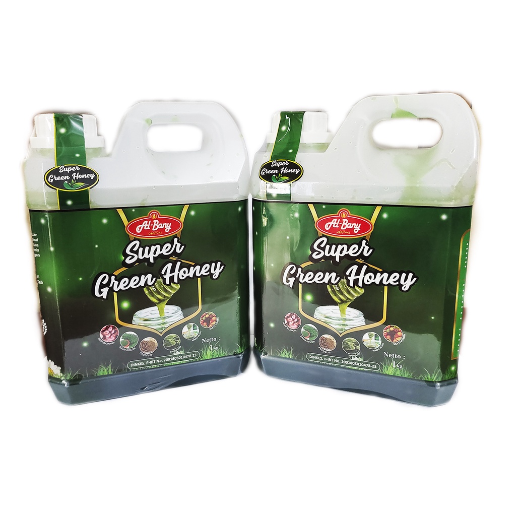

Paket isi 2 Madu Super Green Honey Nett 2kg (Herbal Anti Kangker & Masalah Lambung)