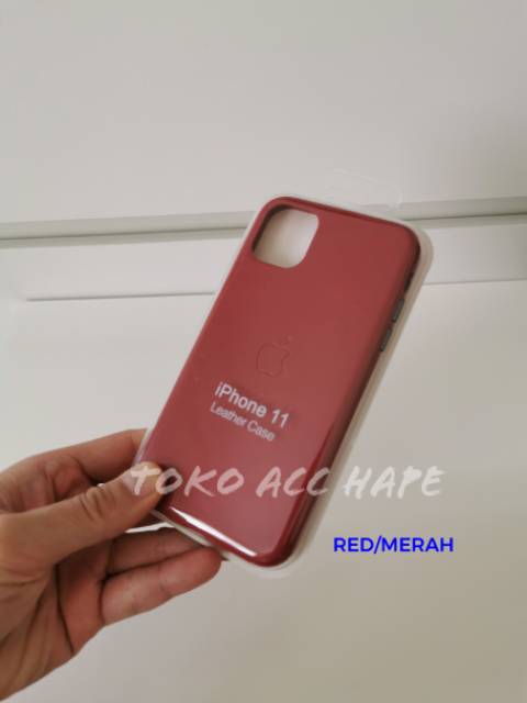 LEATHER CASE SOFT HARD COVER KULIT ORIGINAL IPHONE 11 TERMURAH