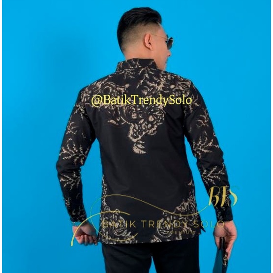 Hem  Kemeja Baju Batik Pria Cowok Laki Laki Slimfit Full Lapis Furing Lengan Panjang Lengan Pendek Original Asli Batik Jumanta Solo Laweyan Size S M L Xl XXL Bahan Katun Premium  25