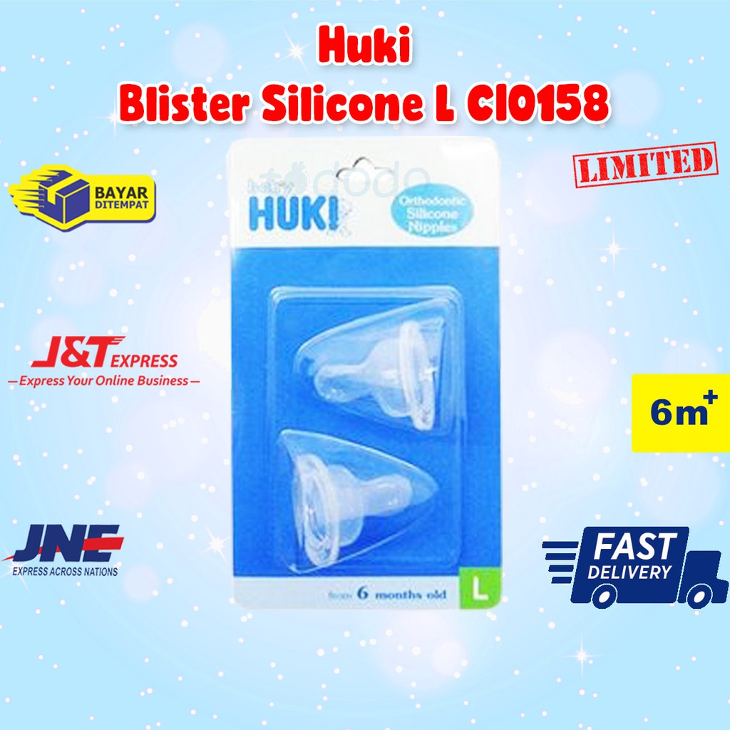 Huki Blister Silicone L CI0158 - Nipple Dot