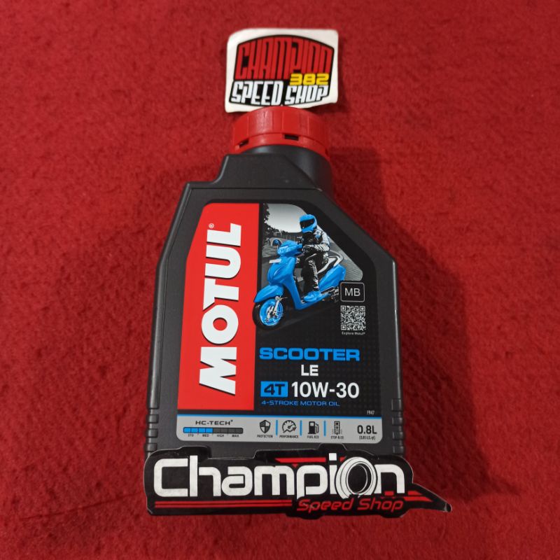 Oli Motor Matic MOTUL Scooter LE 10W-30 4T 0,8L 800ml PCX 150 ADV 150 Vario 125 Vario 150 Mio Beat S