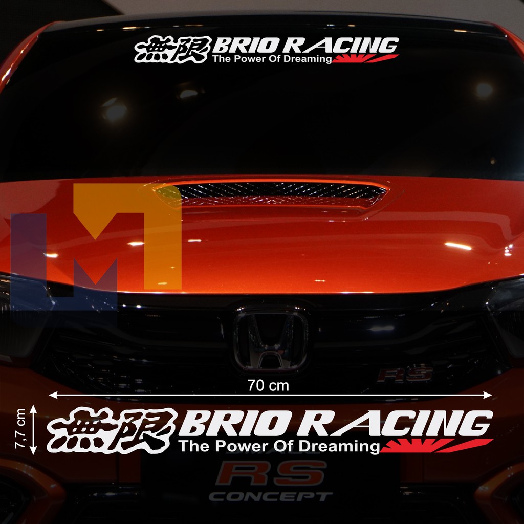  Stiker  Mobil Brio  Racing  Cutting Sticker Shopee Indonesia