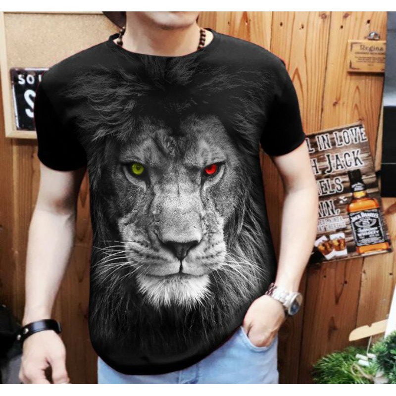 Kaos Pria Lengan Pendek / Macan MC-14 / UK L-XL-XXL / Shalch Trendy