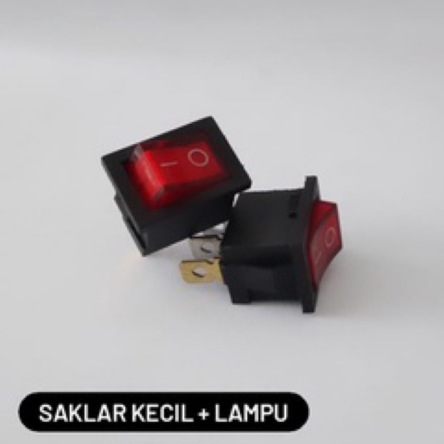 SAKLAR KECIL PLUS LAMPU 3PIN MURAH