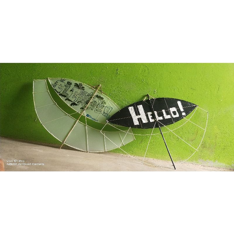 [layangan], Rangka layangan Pegon mini 50-60cm