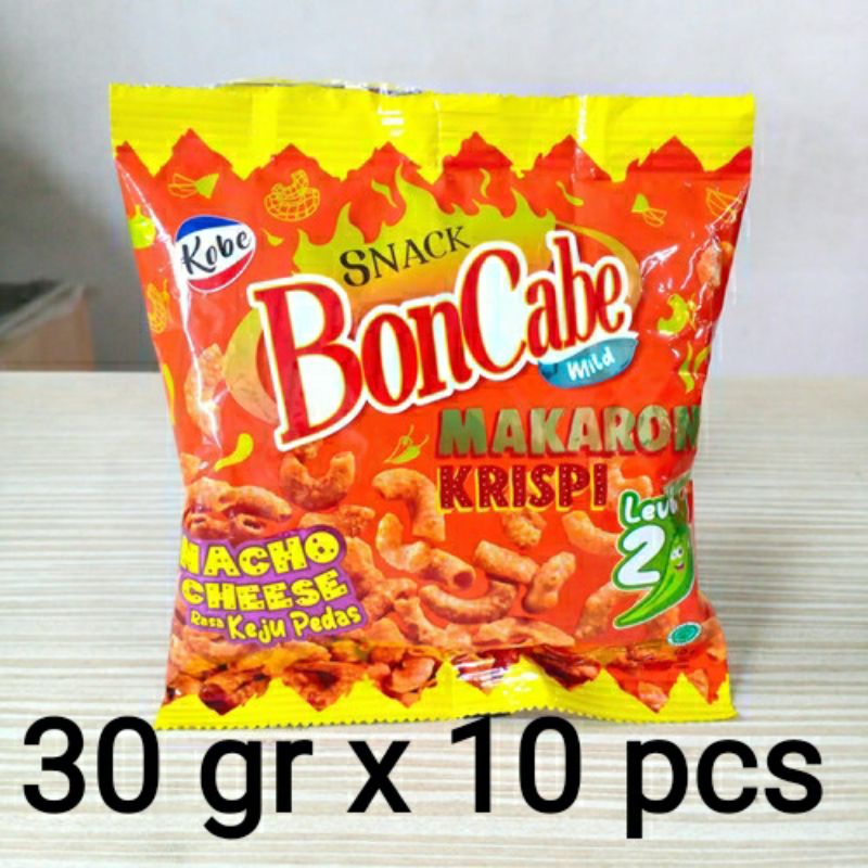 

Makaroni Krispy Boncabe Nacho Cheese Lv2 Berat 30 gr x 10 pcs Per Renceng