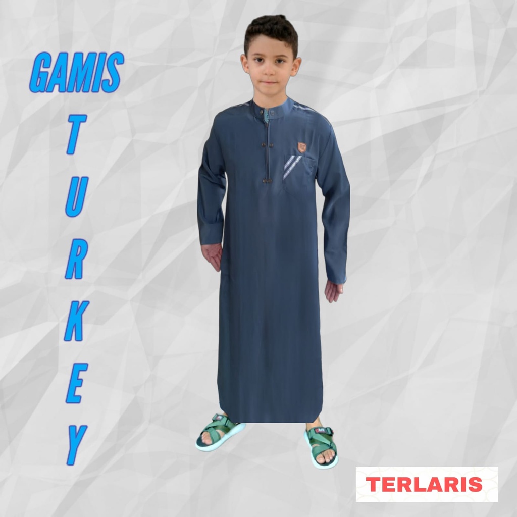 AR-RIZQI / gamis anak laki laki/jubah anak TK,SD,SMP/baju muslim anak premium