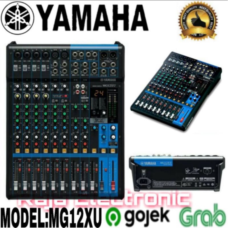 Audio Mixer YAMAHA MG 12XU/ MG 12 XU/ MG12 XU (12 Channel)