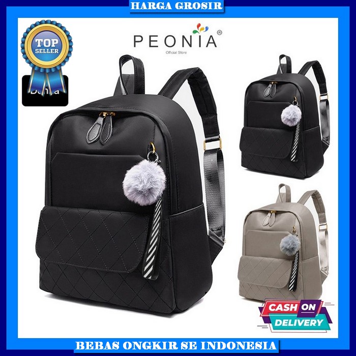 Tas Rangsel Ransel Punggung Gendong Stylish Wanita Perempuan Cewek Cewe Import Impor Korea Batam Bra
