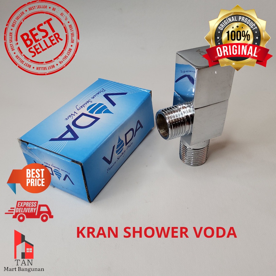 Stop kran Shower T Shower Kran Jet Shower Kran Wc DUDUK Toilet merk VODA MURAH Putar Grosir