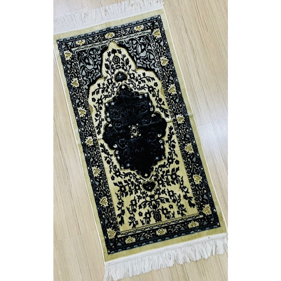 Paket Yakar Sajadah Turkey Tebal Lembut dengan Tasbih Souvenir Kado