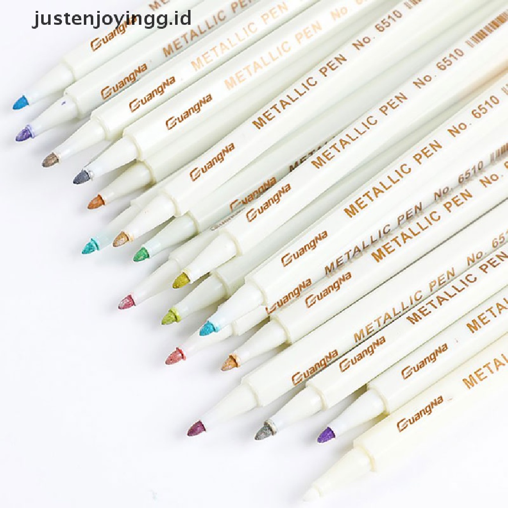 【justenjoyingg.id】 20 colors Premium Acrylic Pens Marker Pens Paint Pen Write on Stones Glass .