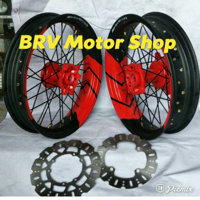 Velg Honda Crf 150 L - Paketan Velg Honda Crf 150L 300-350 Dan 250-300-17