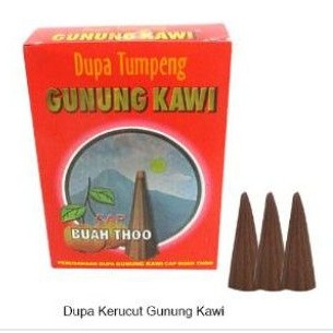 Hio / Dupa Cone / Kerucut / Tumpeng Buhur Wangi Gunung kawi Merk Buah Thoo Aromatherapy Incense