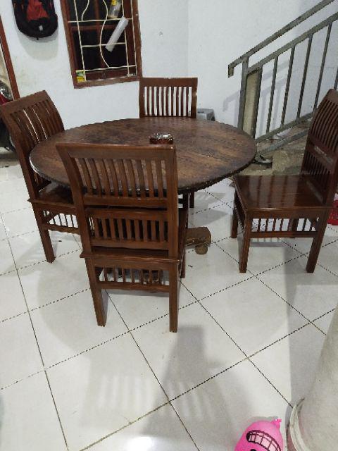 Dipan Jati Minimalis Ukiran Motif Donat