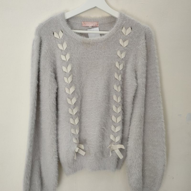 Sweater Fuzzy Lilac Branded