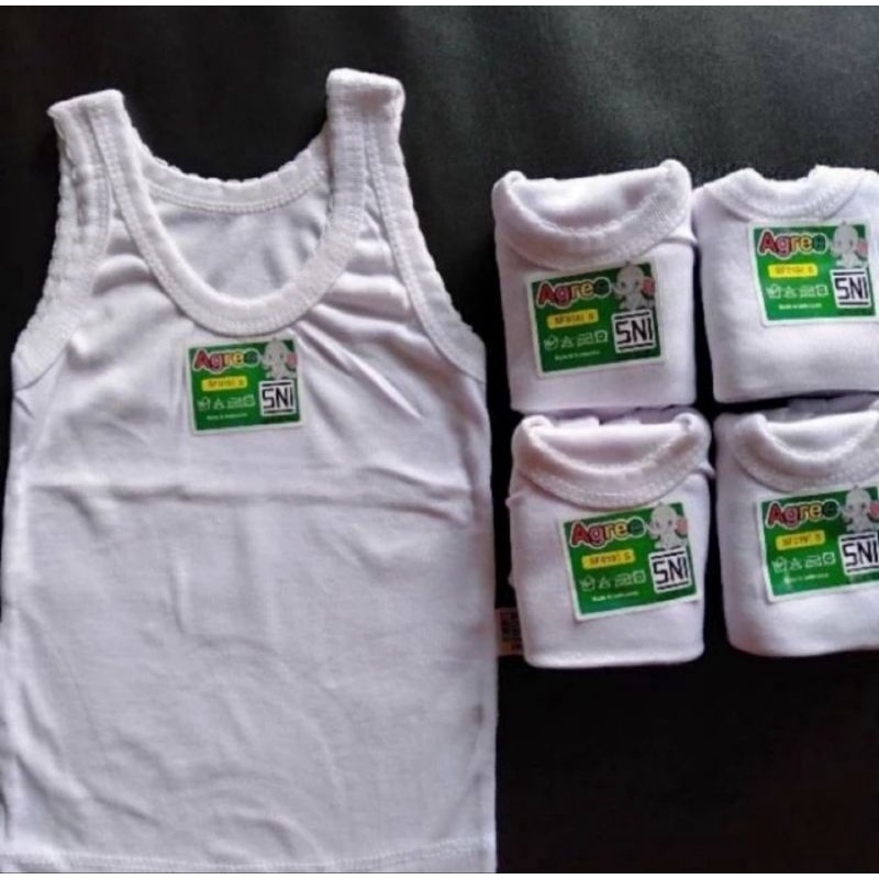 AGREE KIDS Kaos dalam anak | Singlet anak unisex agree kids