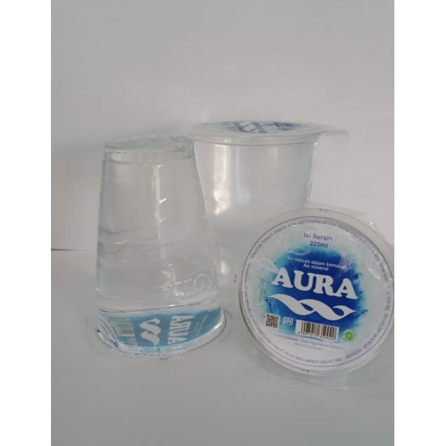 Air Mineral Aura Gelas 220ml Per Dus Shopee Indonesia