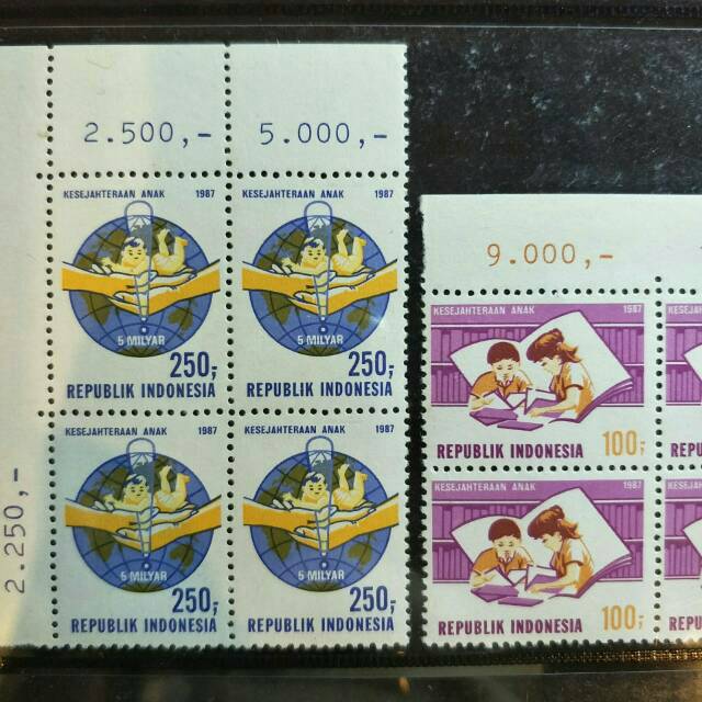 

1 Set Perangko Kesejahteraan Anak - 1987 - Prangko Indonesia