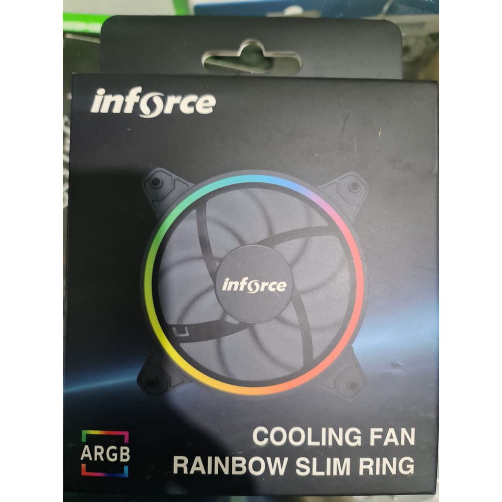 Fan casing komputer  Rainbow slim ring blower RGB 12cm inforce