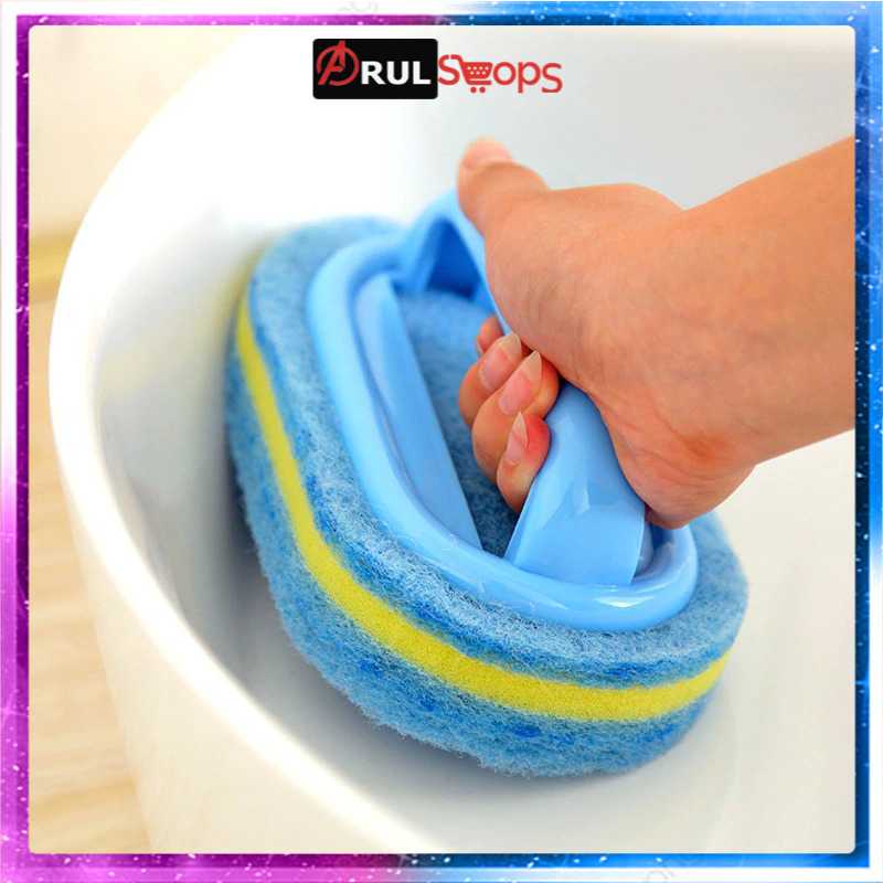 ARS - Strongwell Sikat Pembersih Kamar Mandi WC Dapur Sponge Brush SW024