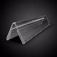 

STOCK TERUPDATE Acrylic/akrilik name plate/ kartu nama panitia 8X30/ tempat reserved selipan kertas laxr430