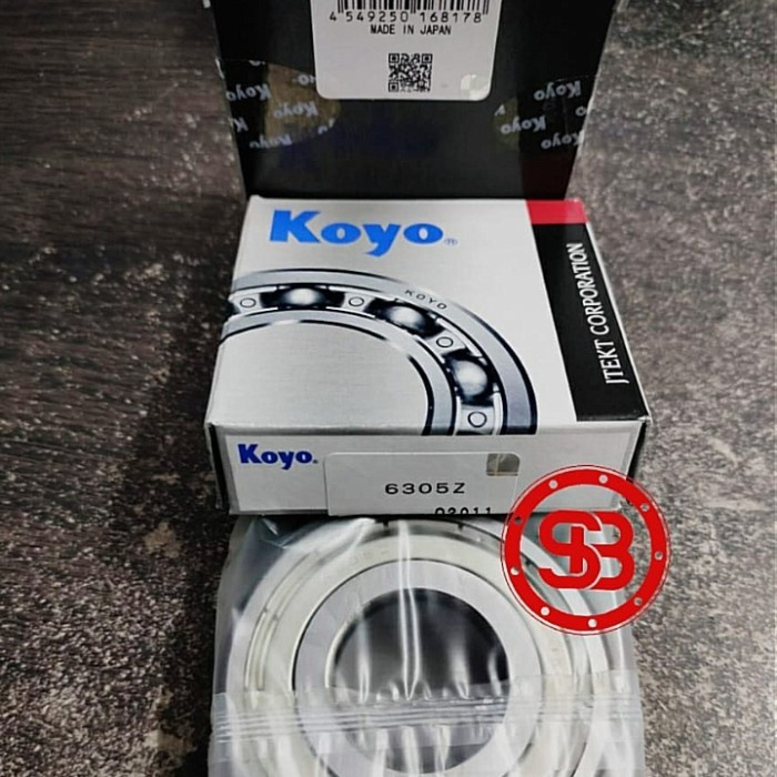 BEARING 6305 Z ( Tutup besi sebelah ) KOYO JAPAN ORIGINAL