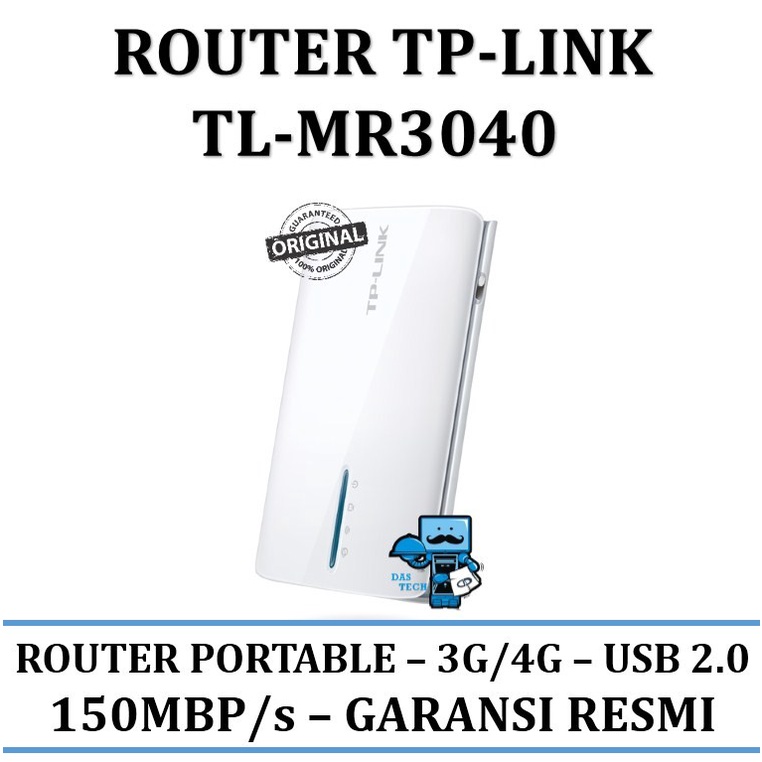 Router TP-Link MR 3040 / MR3040 Wireless - Garansi Resmi
