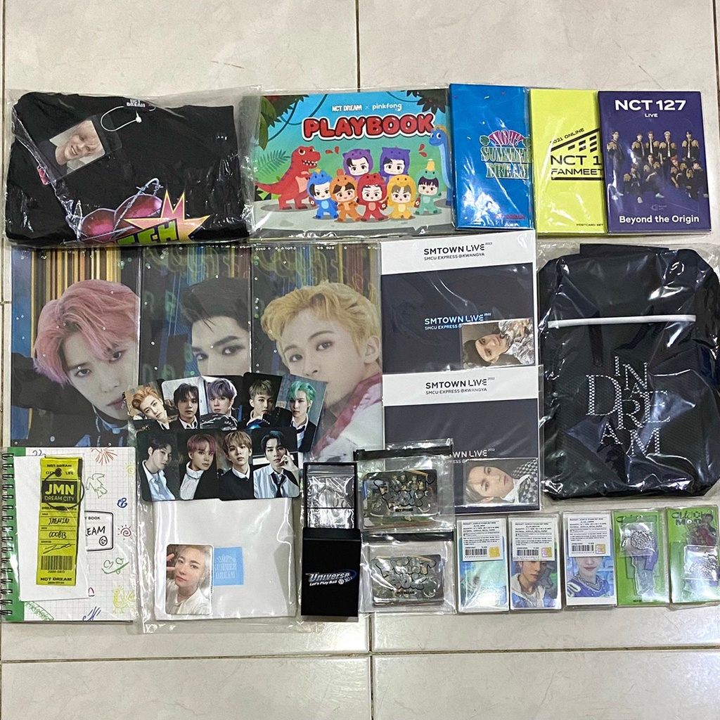 MD NCT Dream 127 Acrylic Keyring Glitch Mode Ice Game Sticker Pack Beatbox Necklace Universe Minibag