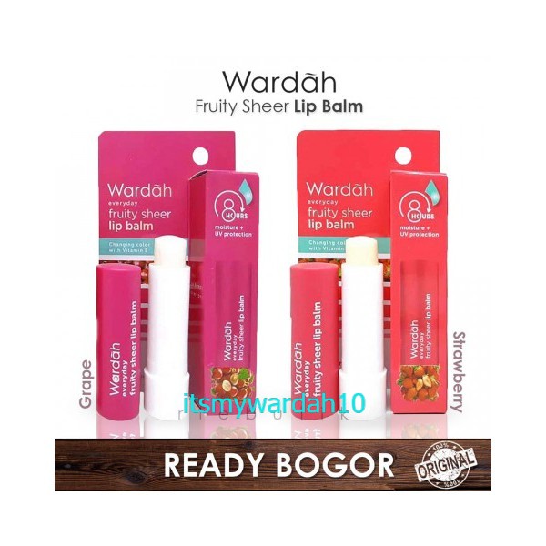 Wardah Everday Fruity Sheer Lip Balm Original