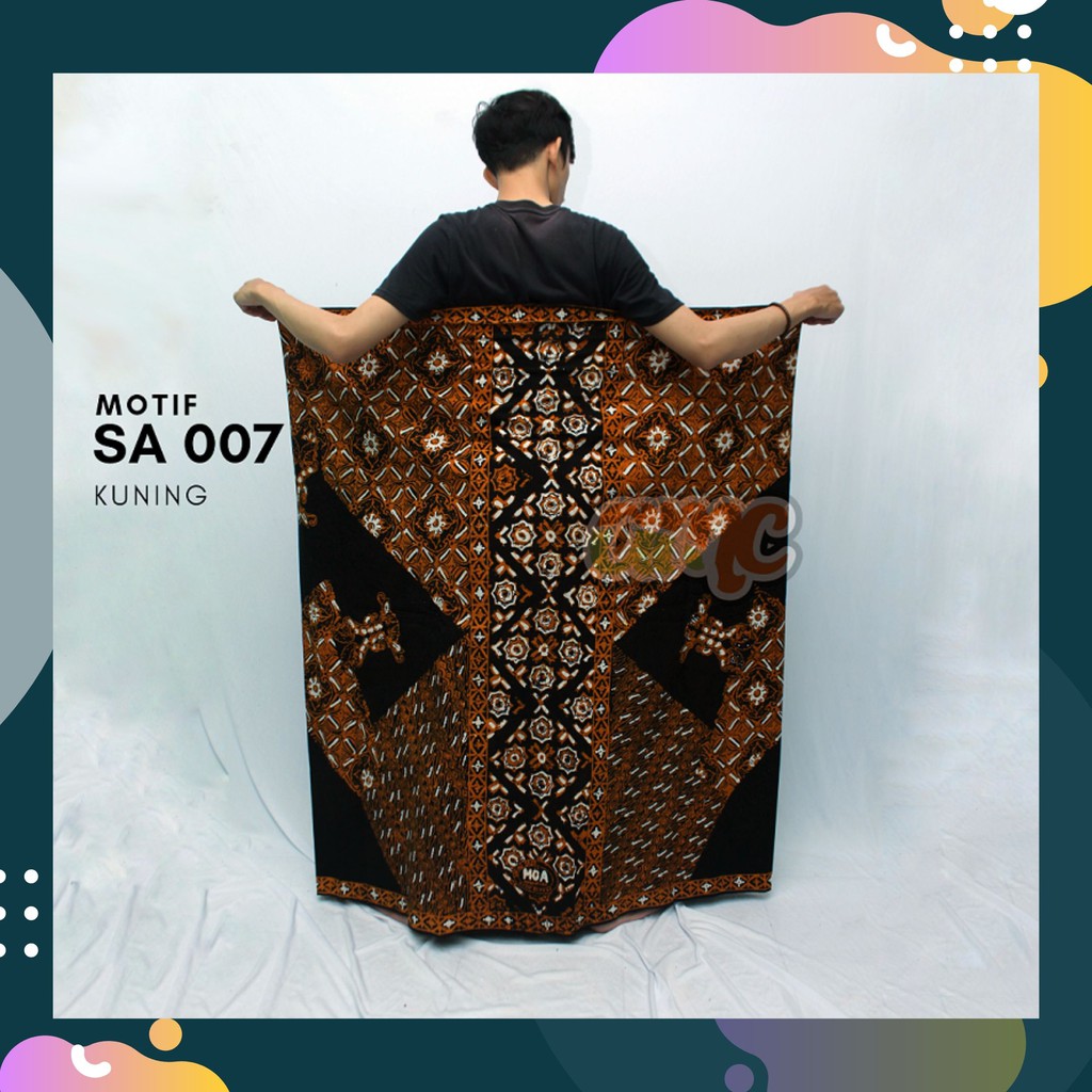 SARUNG BATIK MGA NUSANTARA SA-006 / SARUNG PRIA / SARUNG BATIK PEKALONGAN