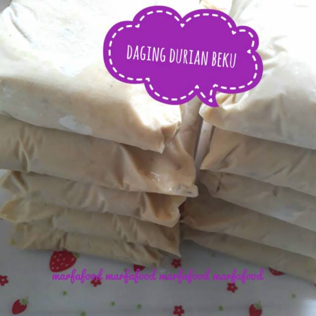 

Daging durian beku 1kg