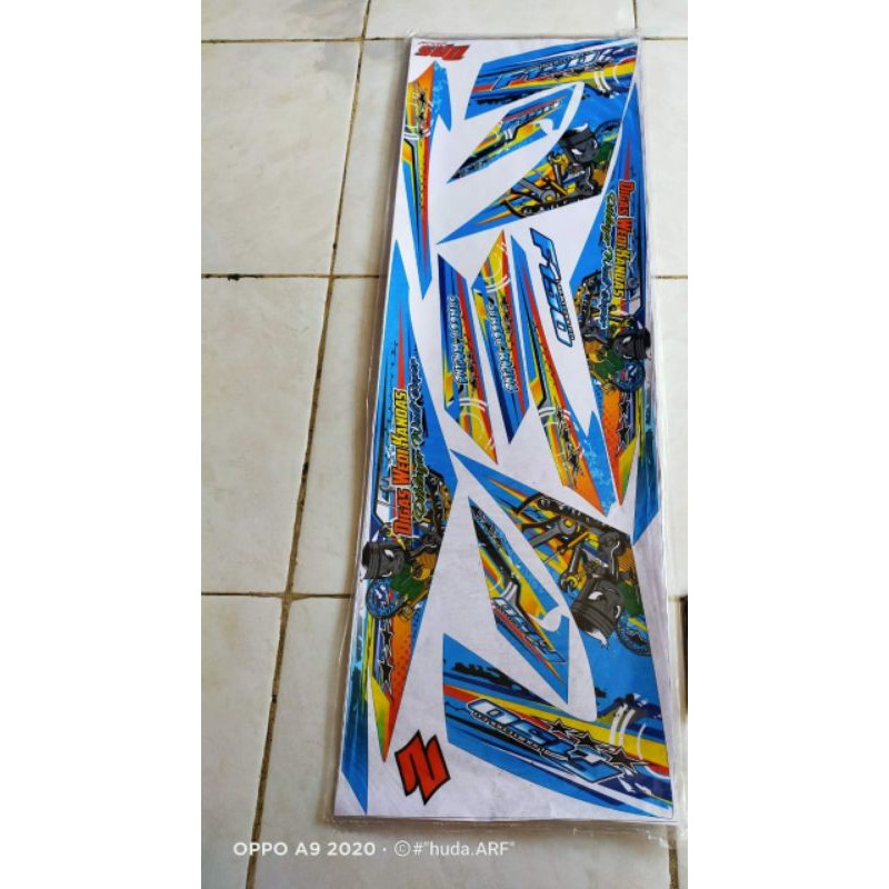 Striping variasi,lis variasi motor Suzuki FU 150