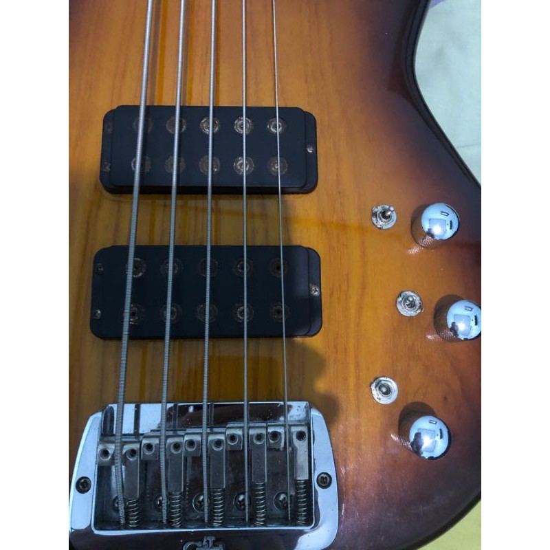 Bass 5 String G&L I2500 USA Tobacco Sunburst