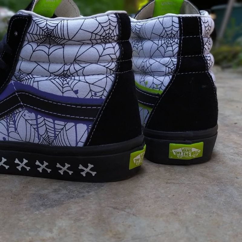 Vans SK8 HI Halloween Black Dewbry Trwht