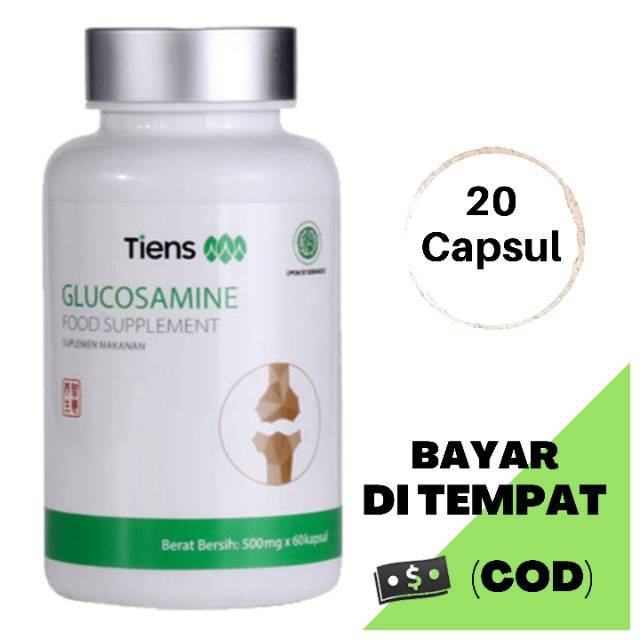 Tiens Tianshi Glucosamine Isi 20 Kapsul Glucosamin Pelumas Sendi Nyeri Sendi