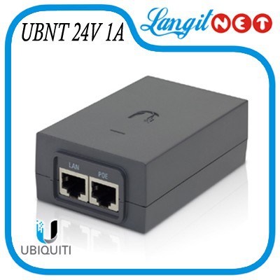 UBNT ADAPTOR-POE 24VOLT 1 AMP (ORI)