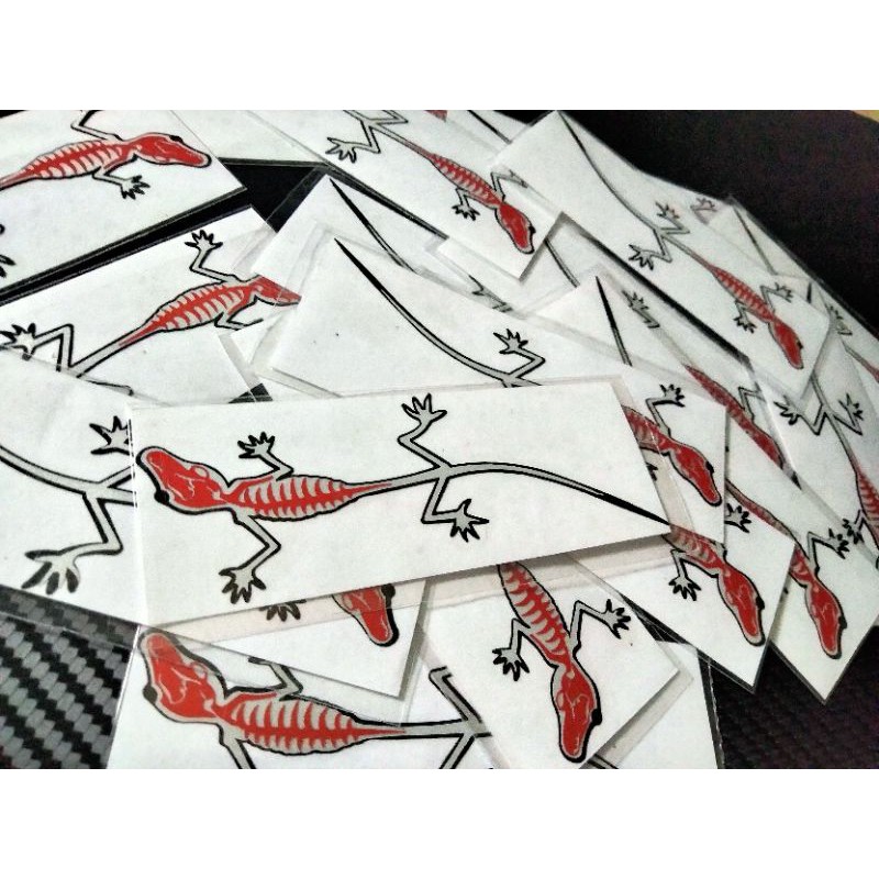 

Sticker cutting Cicak berwarna murah