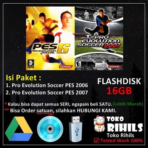 PES 2006 dan 2007 Game PC Laptop