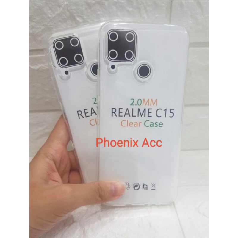 Softcase Silikon Clear Case Premium HD Transparan Realme C15 Realme C17 Realme 3 Realme 5 Realme 5i Realme 5S Realme 5 Pro