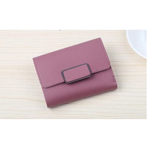 ♥ TMALL88♥  Retro Paragraf Pendek 117C / A49  Forever young Polos Dompet Wanita Import Real Pict