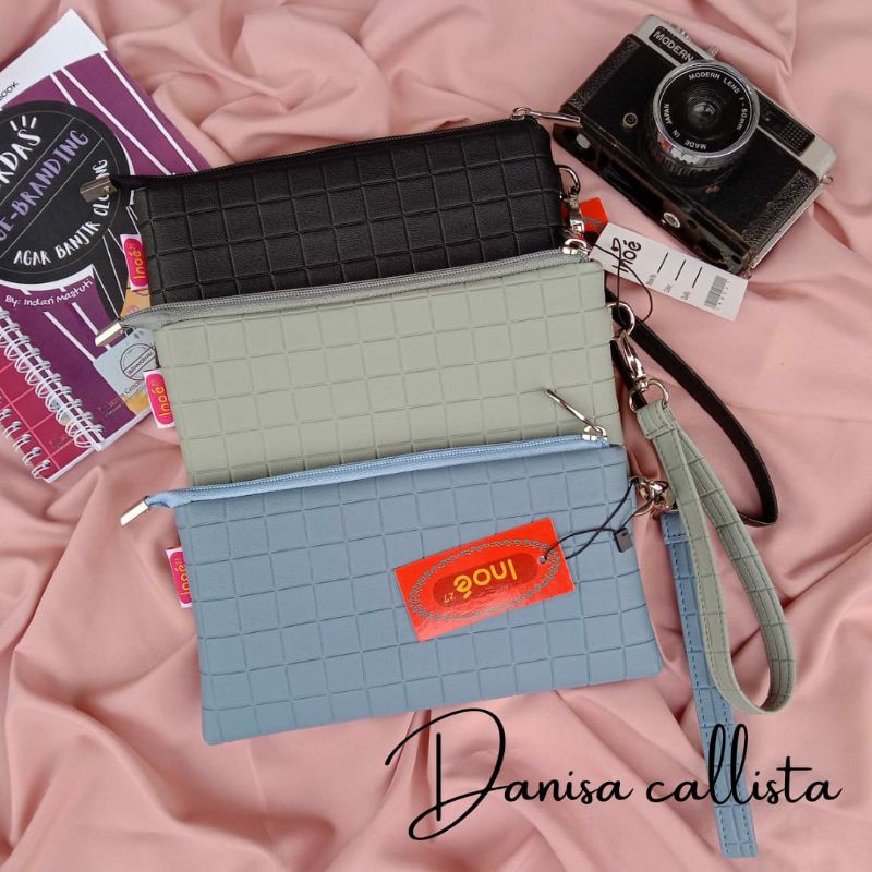 DANISA FLIP CALLISTA || DOMPET POUCH KOTAK || ORI BY INOE