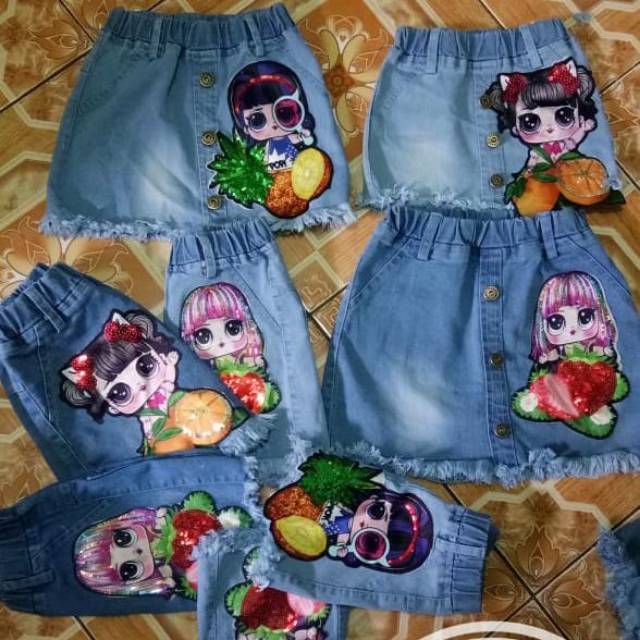 (COD)ROK JEANS LOL LED(1-10 thn)