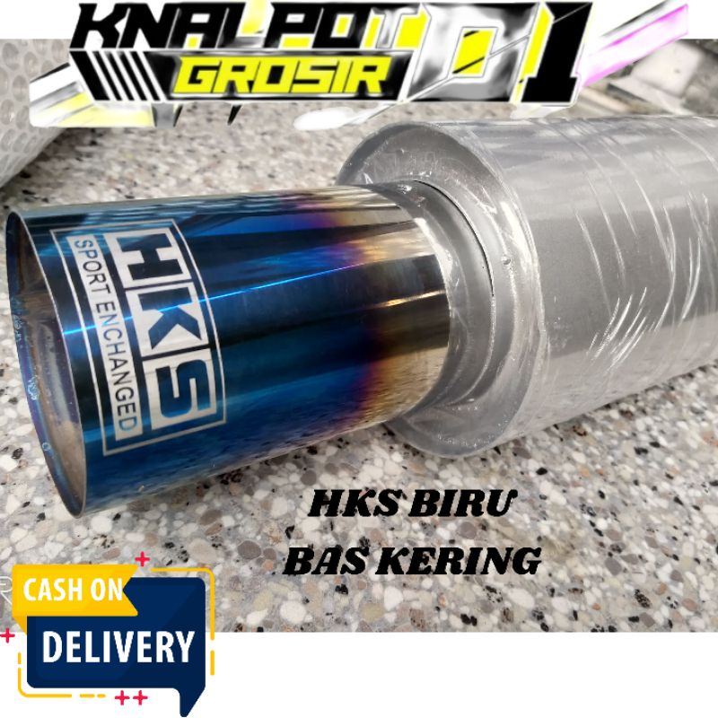 TERMURAH KNALPOT MOBIL RACING HKS PLONG BIRU Knalpot Mobil BAS Kering Knalpot Hks Biru KnalpotJs rac