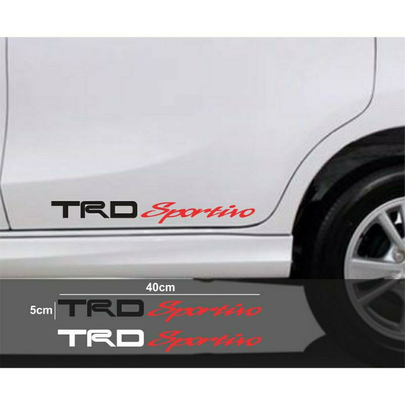 STIKER MOBIL STICKER TRD SPARTIVO KAP BODY